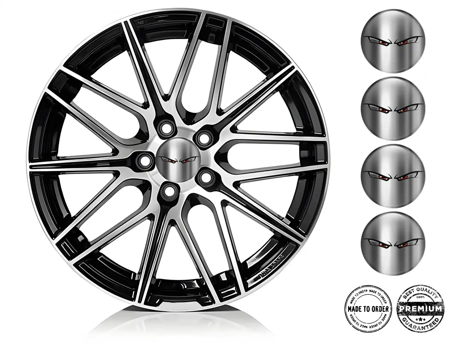 Car Rim Decal Niche Stellar Performance Wave